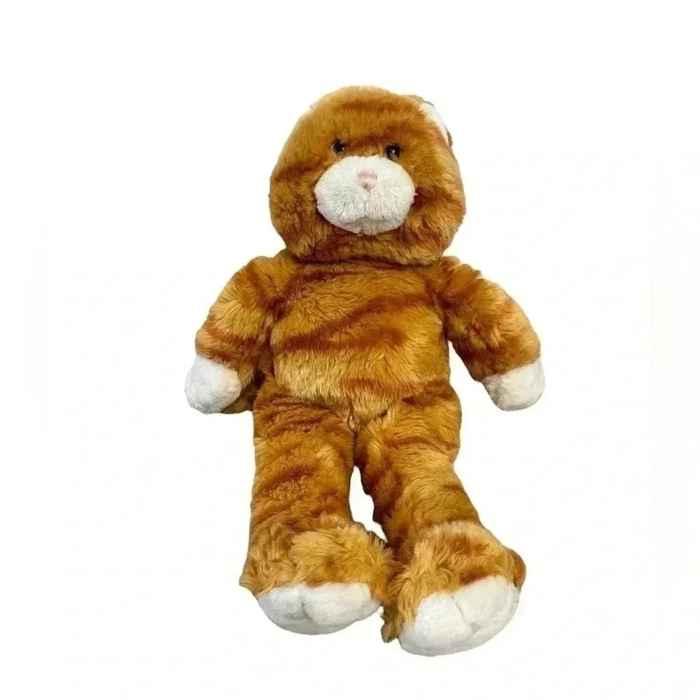 Build-A-Bear Vintage Orange Tabby Cat Kitten Plush Stuffed Animal Toy